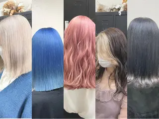 セミロング カラー パーマ ヘアアレンジ メンズ キッズ ネイル マツエク・マツパ 切りっぱなしヘアボブ ミディアムヘアRYOのヘアスタイル