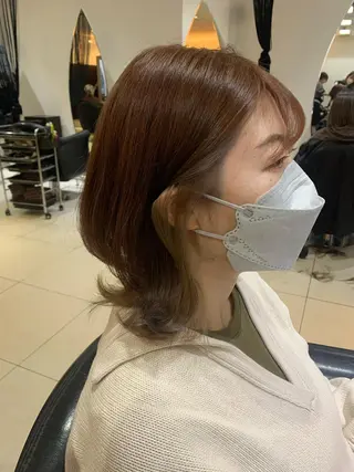 ショート カラー 吉本 yoshimotoのヘアスタイル