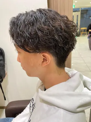 ショート パーマ メンズ メンズパーマ特化/ メッシュ/薫/店長のヘアスタイル