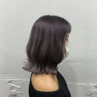 ミディアム カラー 🧡艶髪ちゅるん髪 🫧🧡YUKI❄️のヘアスタイル