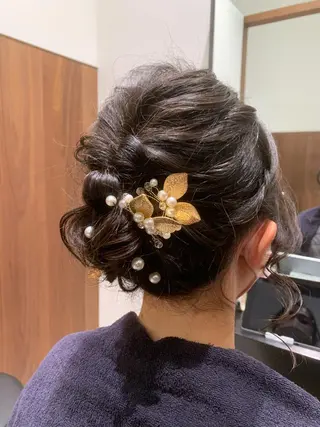 ヘアアレンジ 銀座フリーランススタ イリストMIYUKIのヘアスタイル
