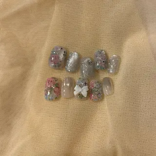 ネイル パラあり！フィルイン 美フォルムのネイルデザイン