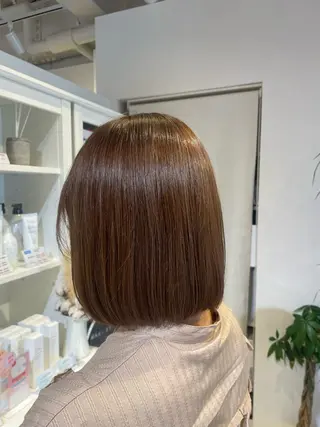 ミディアム カラー 和田 真依のヘアスタイル