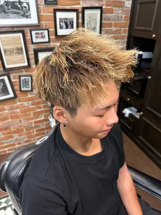 ショート パーマ 菅原 大空のヘアスタイル