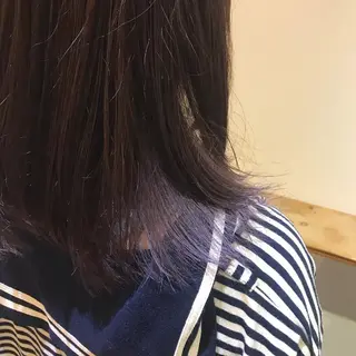 ミディアム カラー 森貴裕/ベージュ/ パーマ/オリーブのヘアスタイル