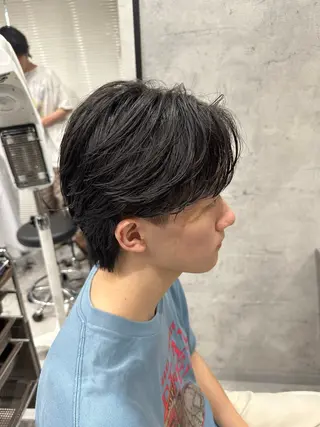 ショート パーマ メンズ ユウ🪄 パーマ指名No1のヘアスタイル