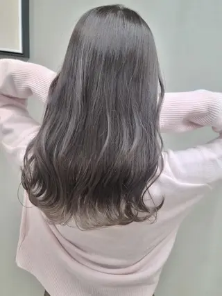ロング カラー SOURCE堺東🫧 ヘアケア/艶カラーのヘアスタイル