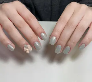 ネイル By moonネイル 🌷ワンホン/韓国風のネイルデザイン