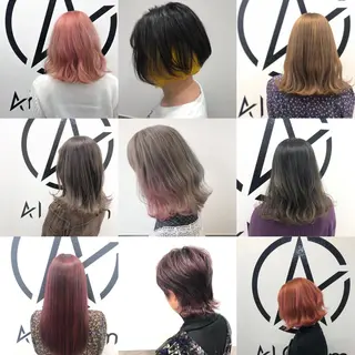 セミロング 美髪の錬金術師 チダ ヨシヒロのヘアスタイル