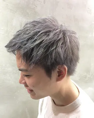 ショート カラー メンズ 北間 寛哉のヘアスタイル