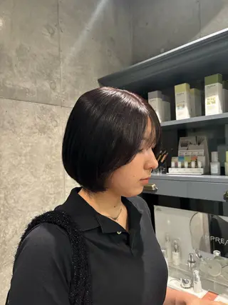 ショート PANOLA下北沢 中川夢菜のヘアスタイル
