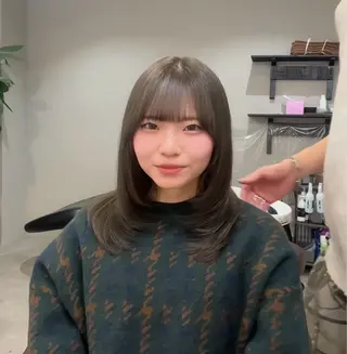 ミディアム HAYATE 🌐のヘアスタイル