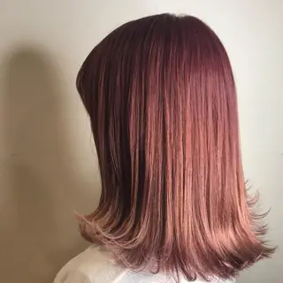 ミディアム カラー ヘアアレンジ 烏丸韓国ヘア🇰🇷 ayaka🎀のヘアスタイル