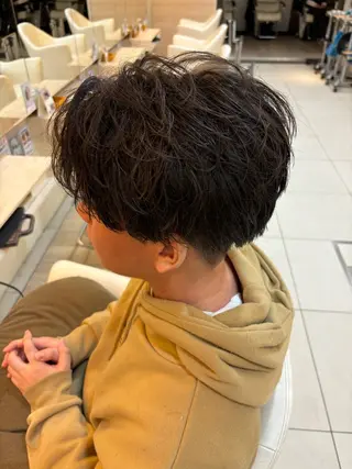 ショート カラー パーマ ヘアアレンジ メンズ キッズ 🫧Selene SHOGO🫧のヘアスタイル