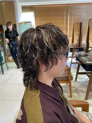 カラー パーマ ヘアアレンジ メンズ メンズパーマの巨匠 鈴木純のヘアスタイル