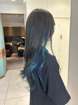 ロング カラー メンズカット/メンズ パーマ堀切美里のヘアスタイル