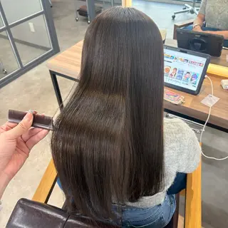 ロング カラー 髪質改善/縮毛矯正 💜COCORO💜のヘアスタイル