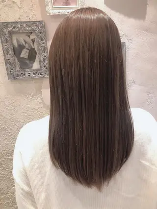 ミディアム 縮毛矯正・髪質改善 ❣️三浦正也のヘアスタイル