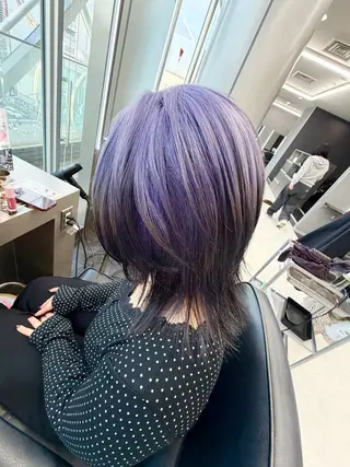 セミロング ブリーチ/艶🌟 /カット/misaのヘアスタイル