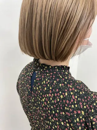 ショート カラー コレットヘアー 田中アヤノのヘアスタイル