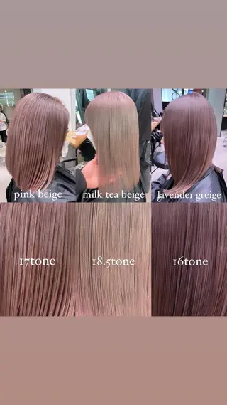ミディアム カラー 💜ハイトーン💛 マジカルかいちゃんのヘアスタイル