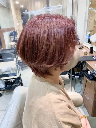 ショート カラー 横山 直輝のヘアスタイル
