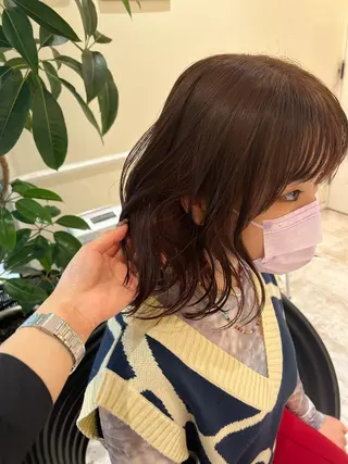 ミディアム 🍏すがの みき🍏のヘアスタイル