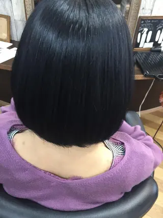 カラー 中山 ルミ子のヘアスタイル
