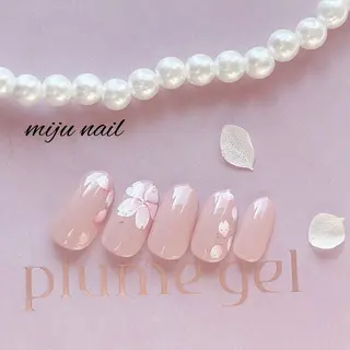 ネイル ❁miju nail 大人上品/自爪育成のネイルデザイン