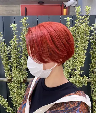 ショート カラー 艶カラー吉祥寺🌸 KAZUEのヘアスタイル