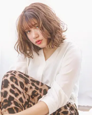 ミディアム 鈴畑 皓平のヘアスタイル