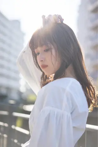 セミロング 齋藤 尋真のヘアスタイル