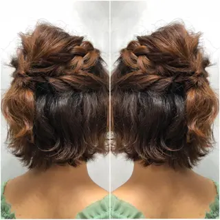 ショート ヘアアレンジ メンズ多数⚡ブリーチ 特化💚Acchonのヘアスタイル