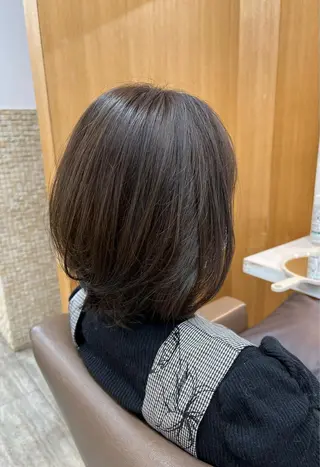 ミディアム カラー 透明感カラー/ イルミナカラーヒロキのヘアスタイル