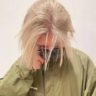 ショート カラー 🧡色落ちまで2度綺 麗なカラー🧡ヨシキのヘアスタイル