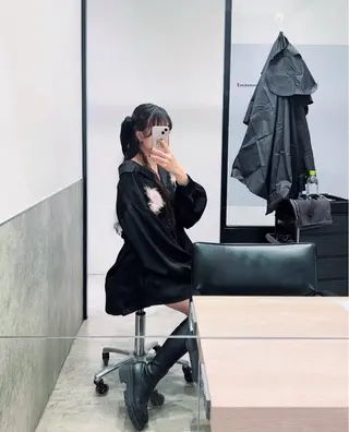 セミロング カラー パーマ ヘアアレンジ キッズ stylist 🌸 kana.のヘアスタイル