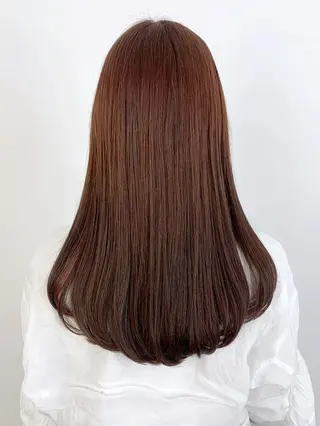 セミロング カラー パーマ ヘアアレンジ ITbyALBUM 八王子店のヘアスタイル