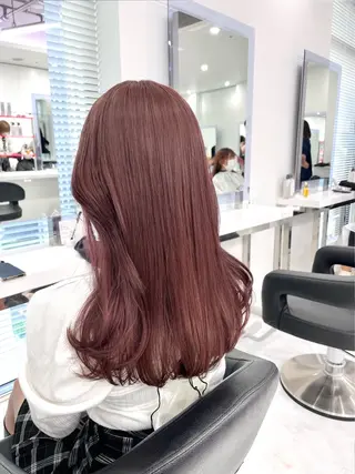 カラー 大人っぽ♡上品な暖色 ♡ブリーチなし♡のヘアスタイル