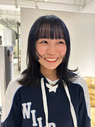 ミディアム カラー カラーリスト IKUHOのヘアスタイル