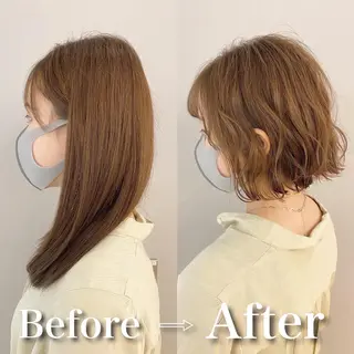 ミディアム カラー パーマ ヘアアレンジ ネイル マツエク・マツパ パーソナルカラー☆ 永尾拓也のヘアスタイル