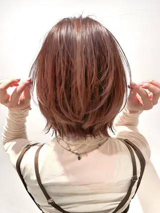 ショート カラー パーマ ヘアアレンジ レイヤーカット/ボブ /縮毛矯正✨大輝のヘアスタイル