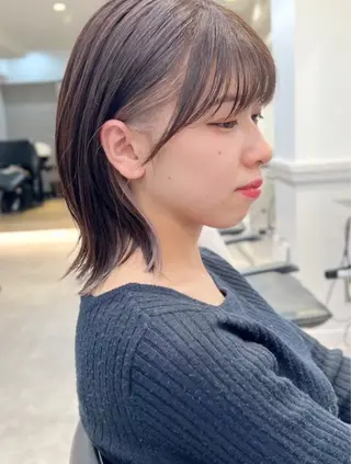 ミディアム 🎀クロスパーマ/ ボブ🎀MOMONAのヘアスタイル