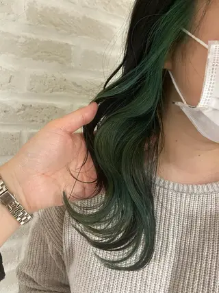 ロング カラー ヘアアレンジ 北岡 慶子 大宮駅西口徒歩3分のヘアスタイル