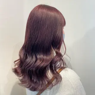 ミディアム カラー ヘアアレンジ 完全💗マンツーマン marinのヘアスタイル