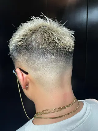 ショート カラー メンズ 吉祥寺バーバー takumiのヘアスタイル