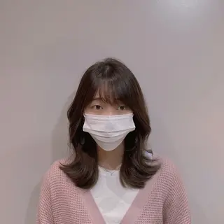 ミディアム パーソナルカラー lapiax阿部のヘアスタイル