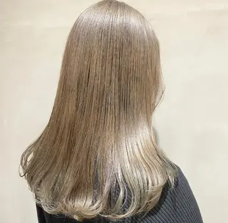 セミロング カラー 🧡色落ちまで2度綺 麗なカラー🧡ヨシキのヘアスタイル