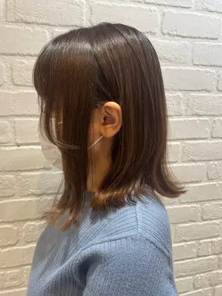 ミディアム カラーお任せ下さい ✨️おかだまなみのヘアスタイル