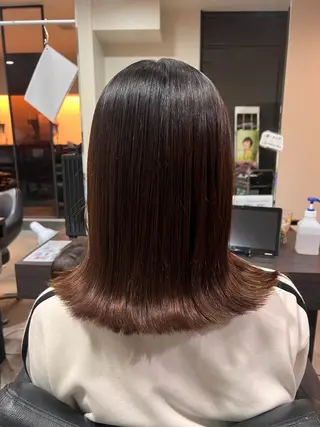 ミディアム 服部 楓のヘアスタイル