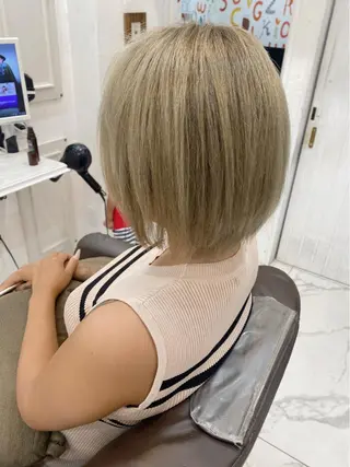 カラー shanti 渡辺新也✂️のヘアスタイル